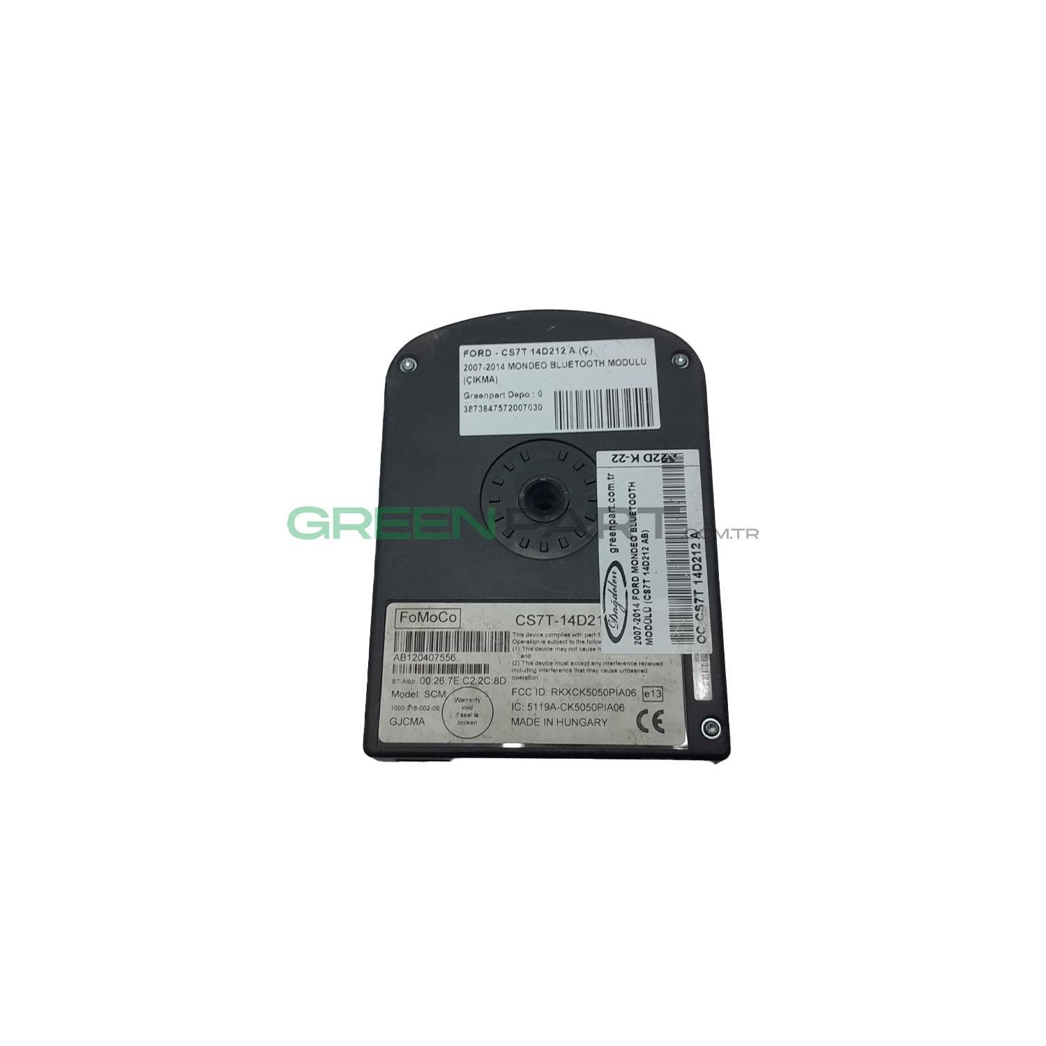 2007-2014 FORD MONDEO BLUETOOTH MODÜLÜ (CS7T 14D212 AB)