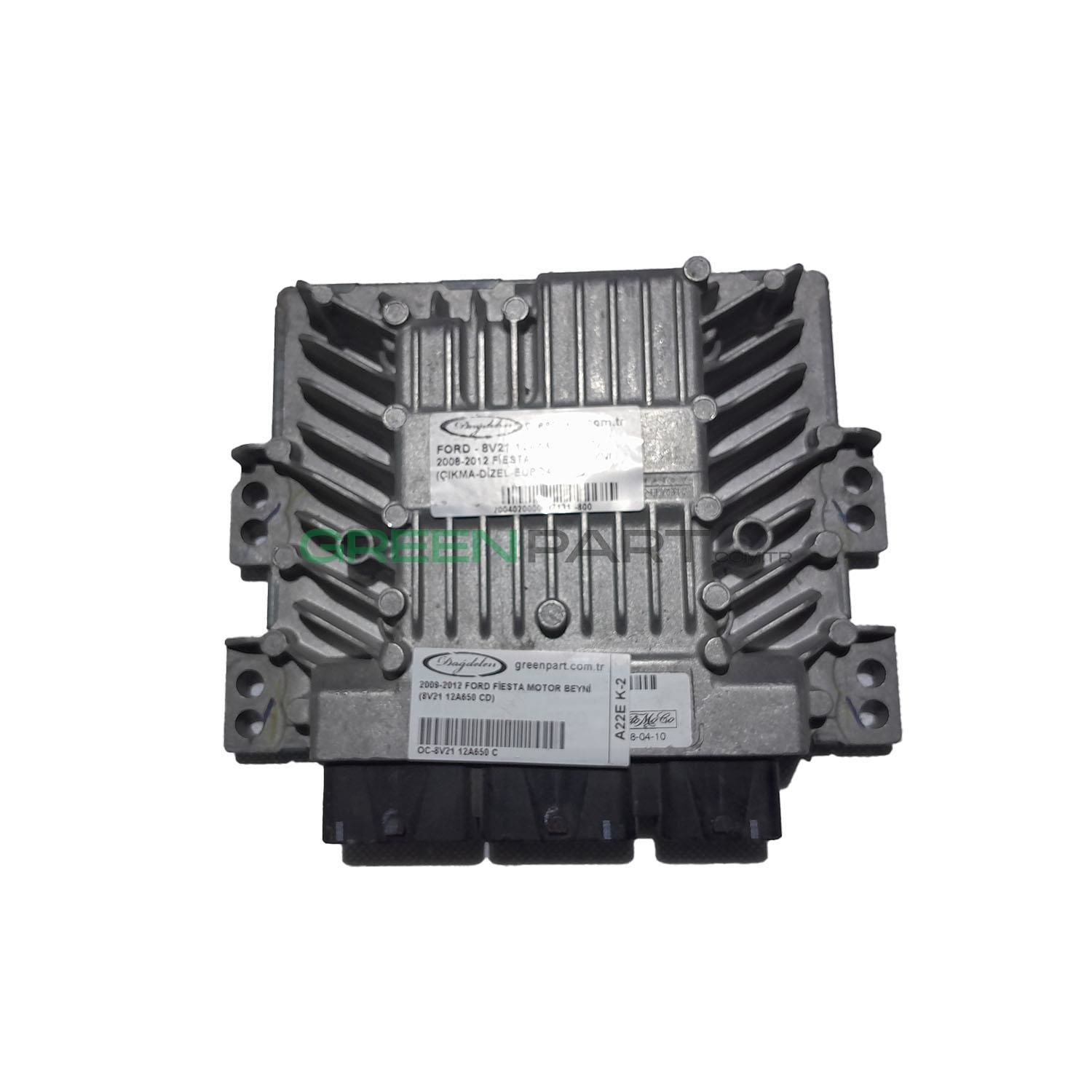 2009-2012 FORD FİESTA MOTOR BEYNİ (8V21 12A650 CD)