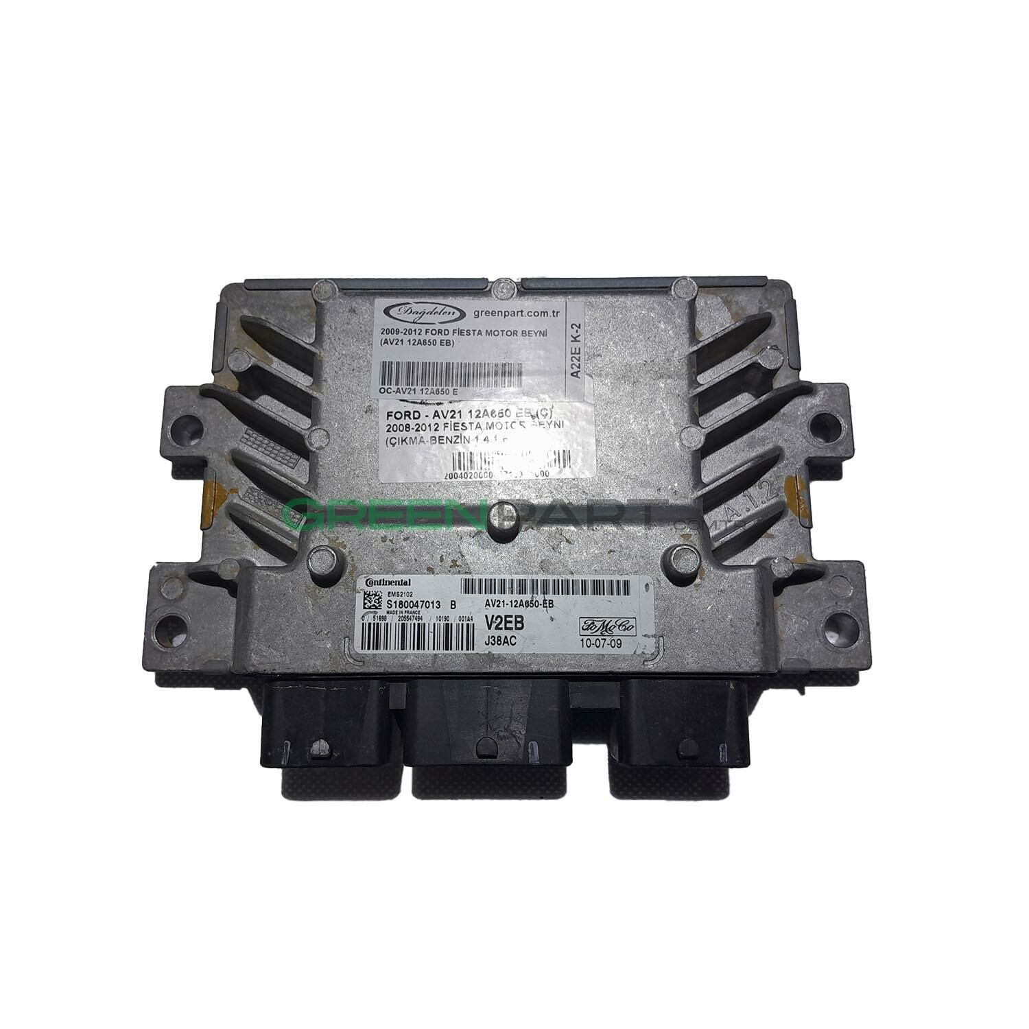 2009-2012 FORD FİESTA MOTOR BEYNİ (AV21 12A650 EB)