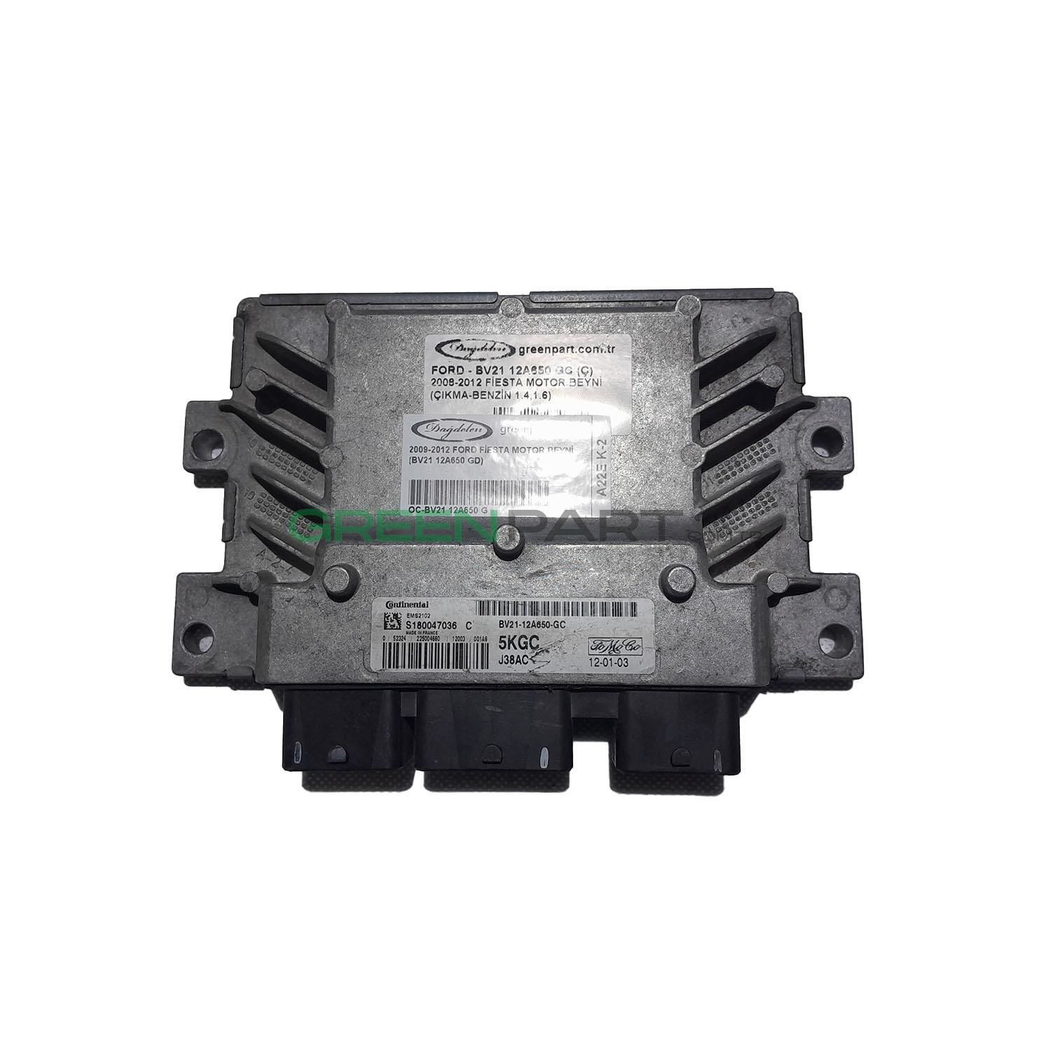 2009-2012 FORD FİESTA MOTOR BEYNİ (BV21 12A650 GD)