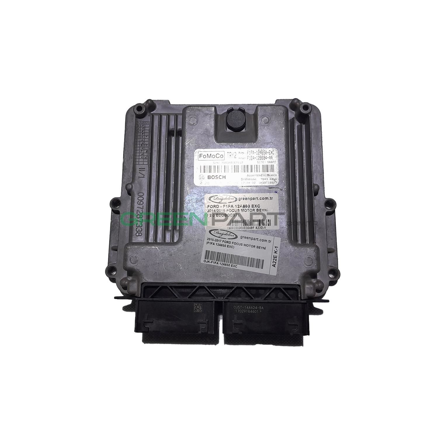 2015-2017 FORD FOCUS MOTOR BEYNİ (F1FA 12A650 EXC)