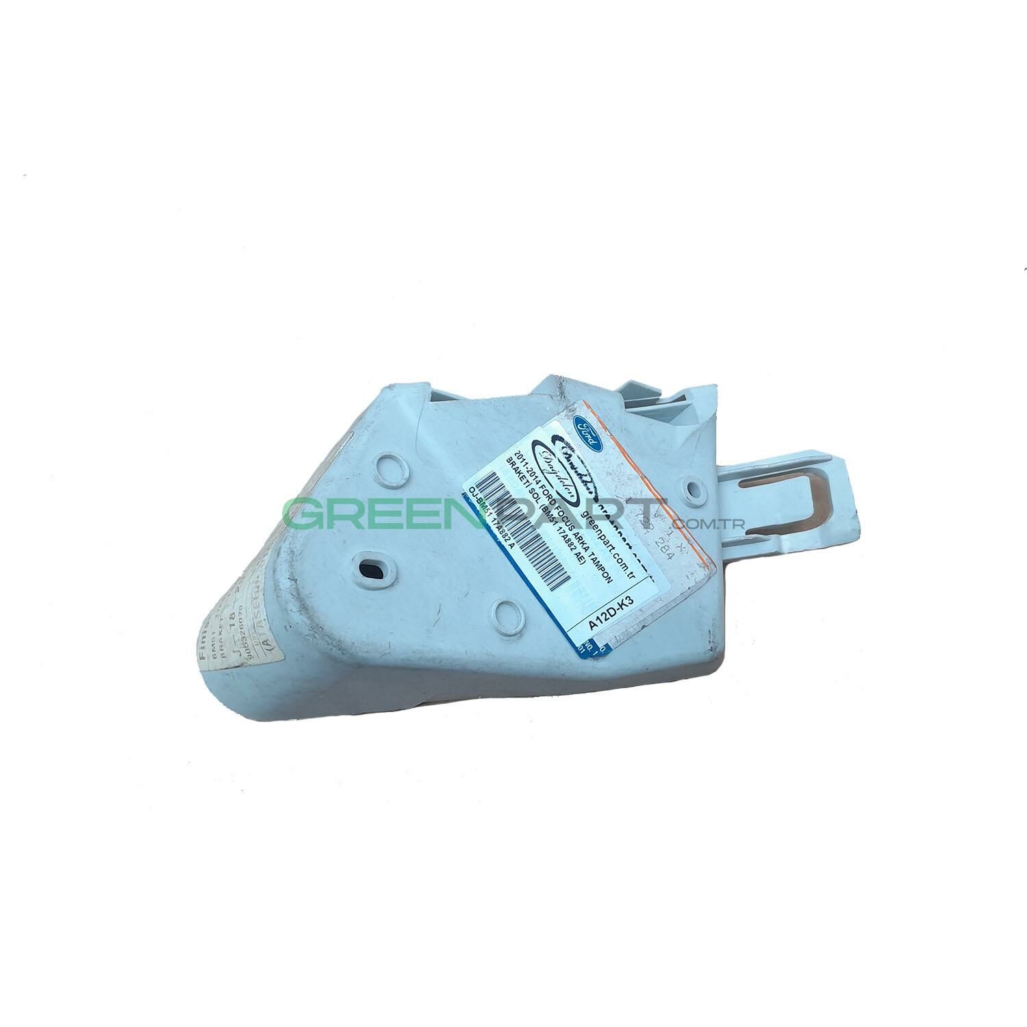 2011-2014 FORD FOCUS ARKA TAMPON BRAKETİ SOL (BM51 17A882 AE)