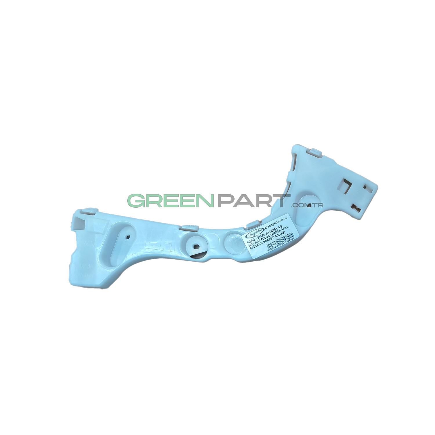 2011-2014 FORD FOCUS ARKA TAMPON BRAKETİ SOL (BM51 A17E851 AG)