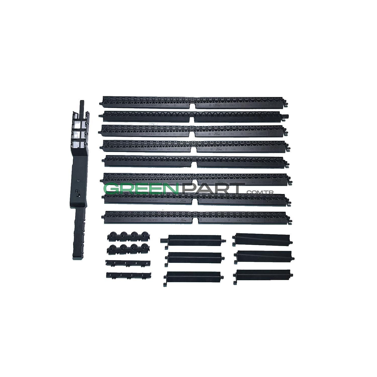 2018- Ford Fiesta Ön Panel Kanatçıkları (H1Bb 8472 Ad)