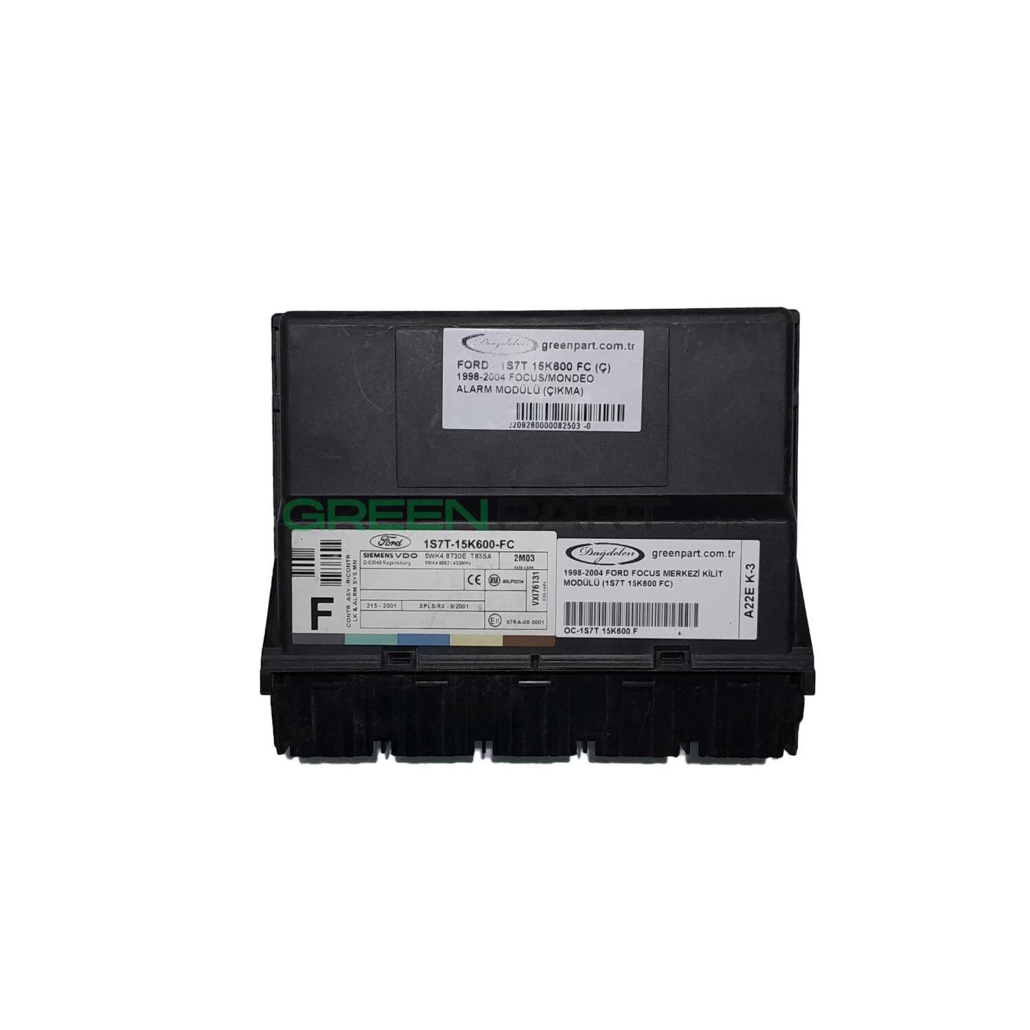 1998-2004 Ford Focus Merkezi Kilit Modülü (1S7T 15K600 Fc)