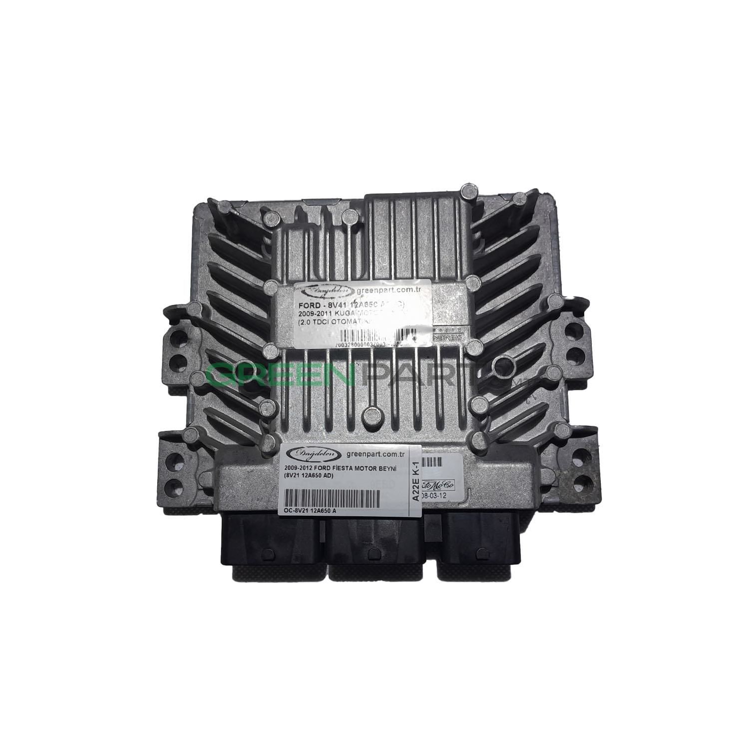 2009-2012 FORD FİESTA MOTOR BEYNİ (8V21 12A650 AD)