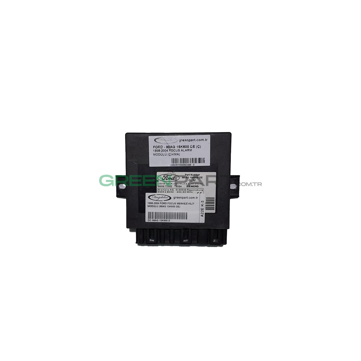 1998-2004 Ford Focus Merkezi Kilit Modülü (98Ag 15K600 De)