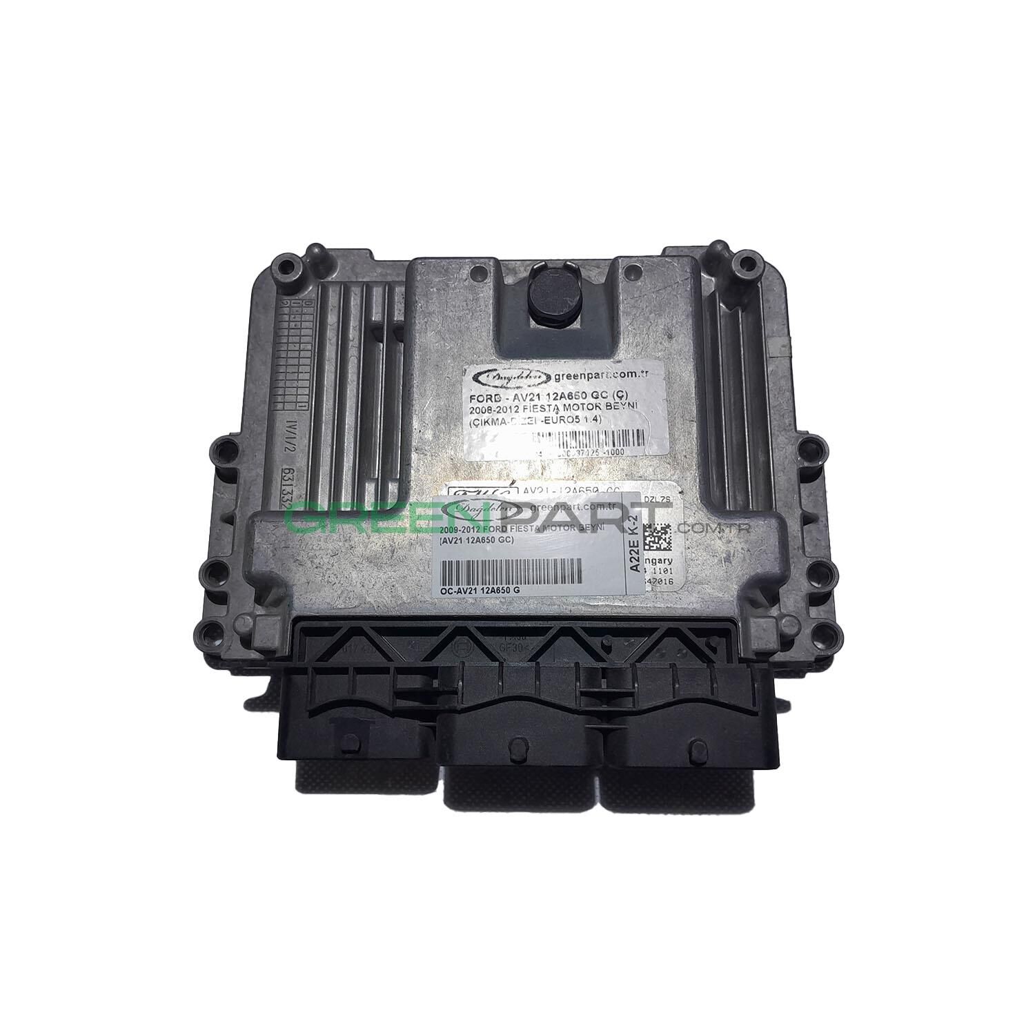 2009-2012 Ford Fiesta Motor Beyni (Av21 12A650 Gc)