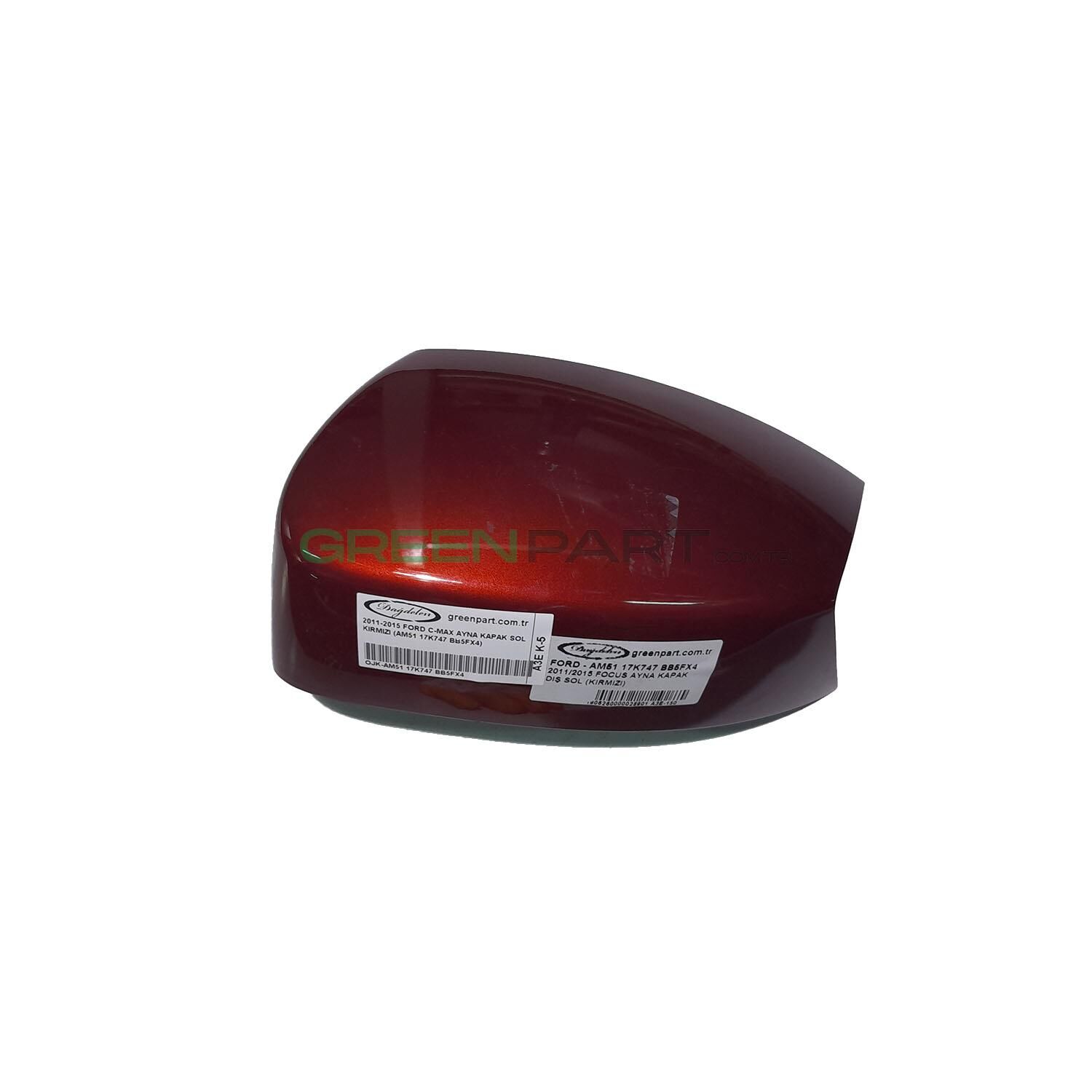 2011-2015 Ford C-Max Ayna Kapak Sol Kırmızı (Am51 17K747 Bb5Fx4)