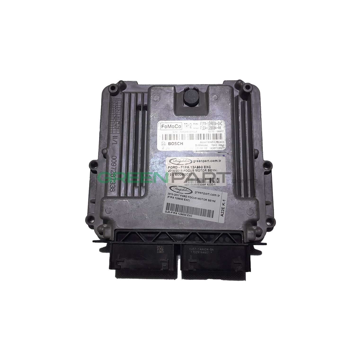 2015-2017 FORD FOCUS MOTOR BEYNİ (F1FA 12A650 EXC)