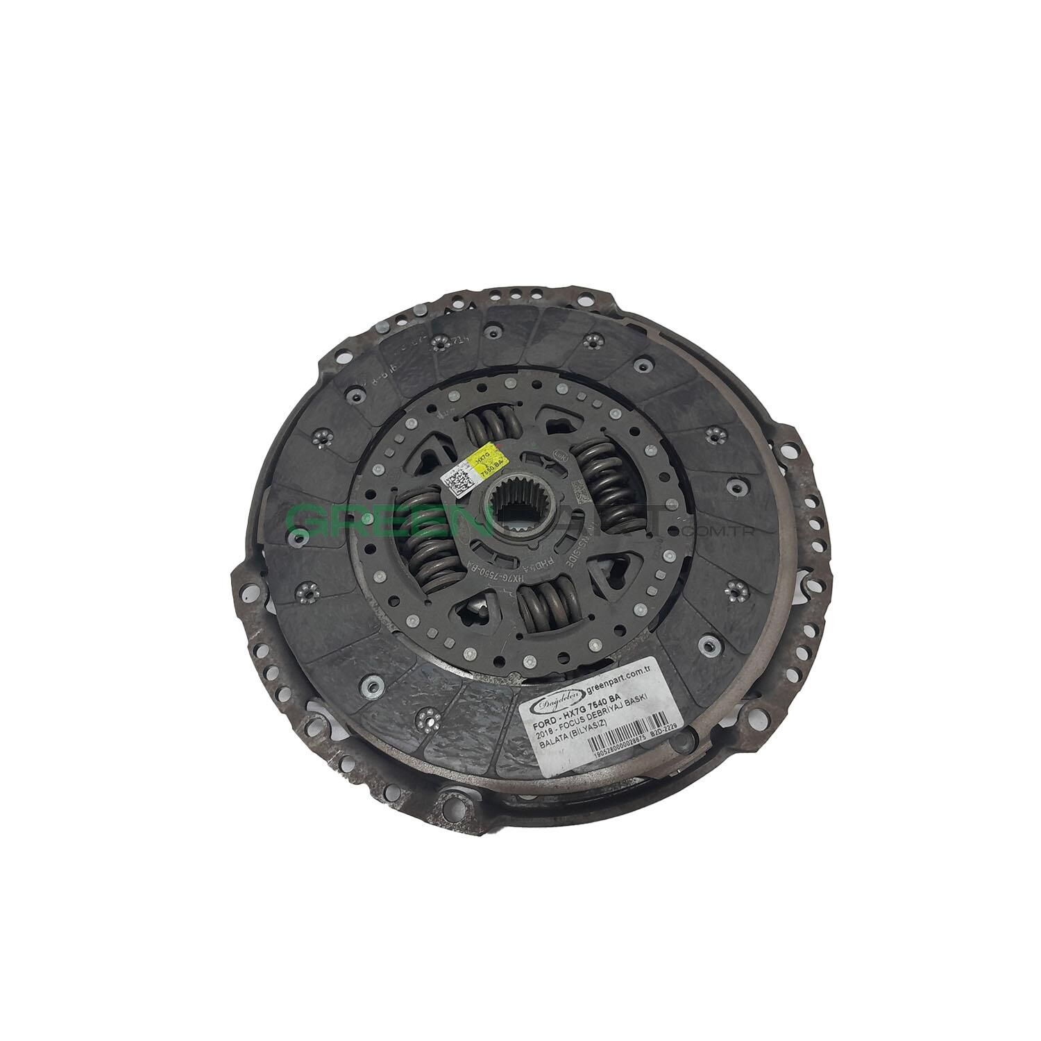 2018- Ford Focus/Fiesta Debriyaj Seti Bilyasız (Hx7G 7540 Ba)