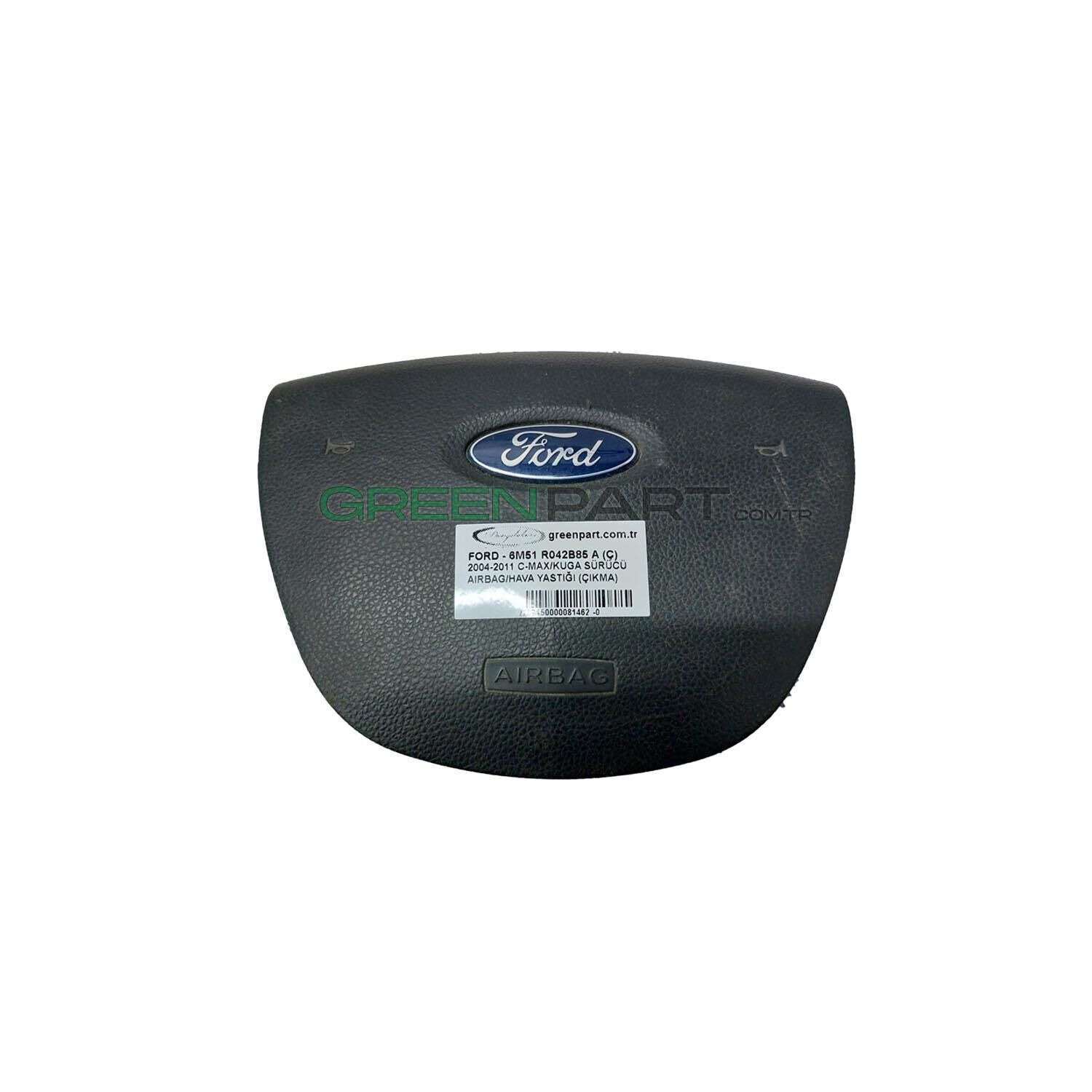 2004-2010 Ford C-Max / Kuga Direksiyon Hava Yastığı / Aırbag (6M51 R042B85 Ab3Zhe)