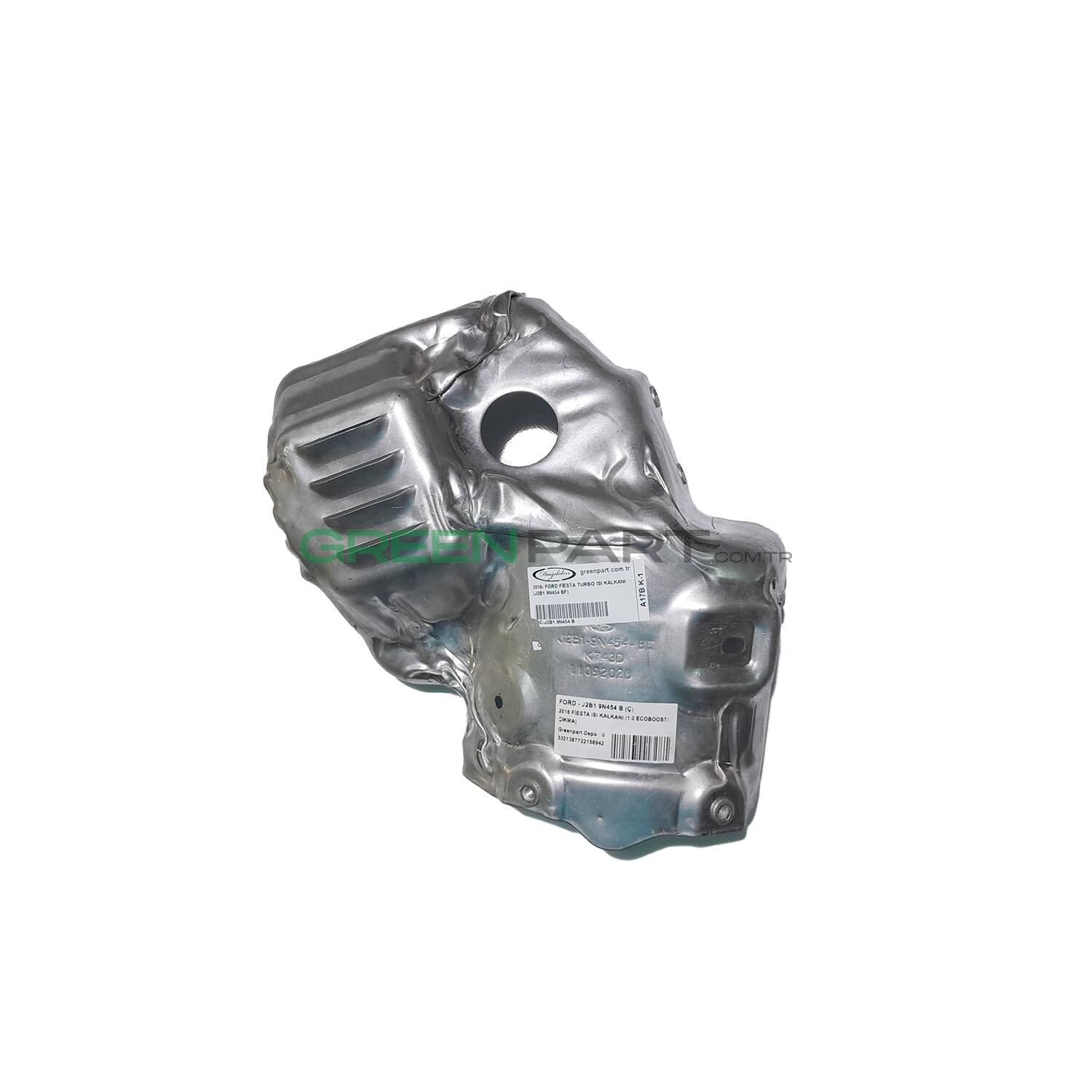 2018- Ford Fiesta Turbo Isı Kalkanı (J2B1 9N454 Bf)