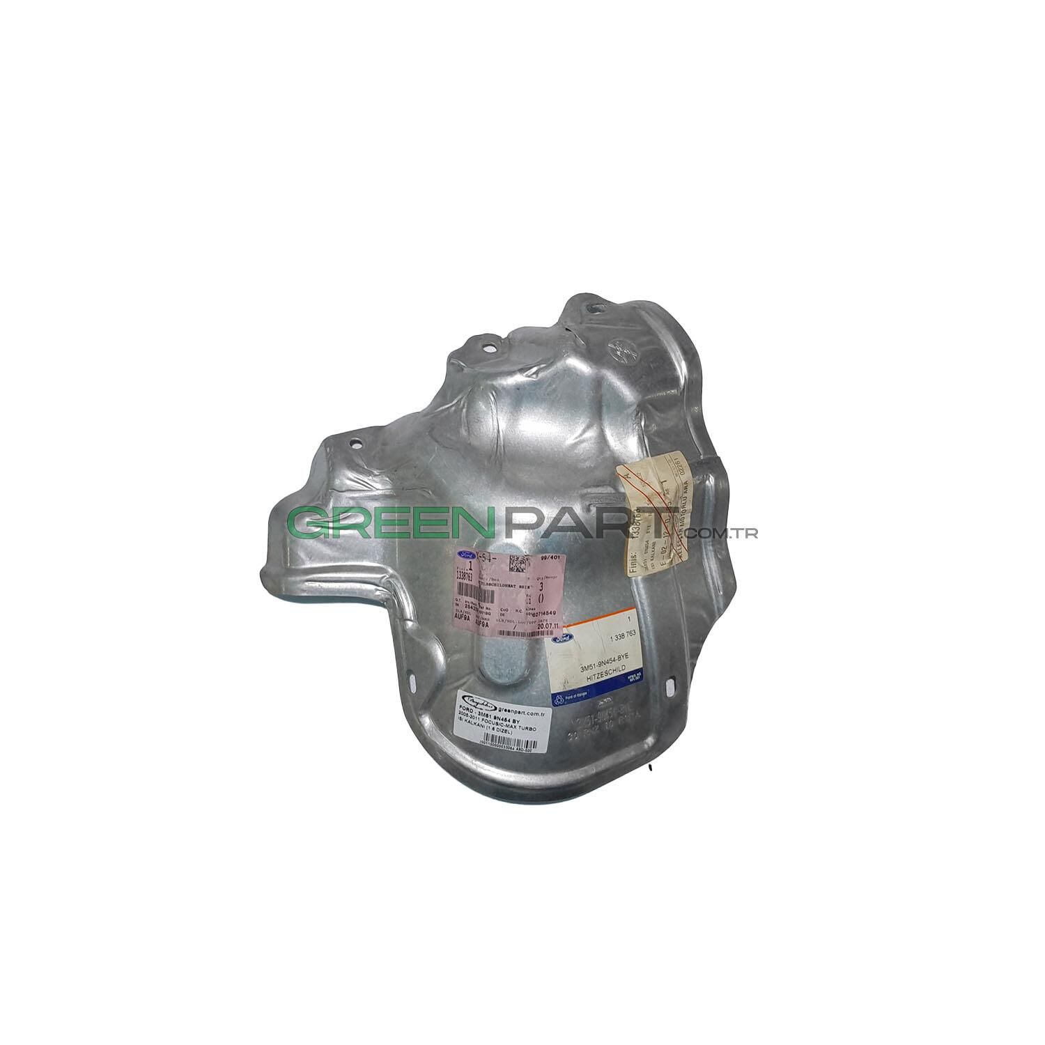 2005-2010 Ford Focus / C-Max Turbo Isı Kalkanı (3M51 9N454 Bye)