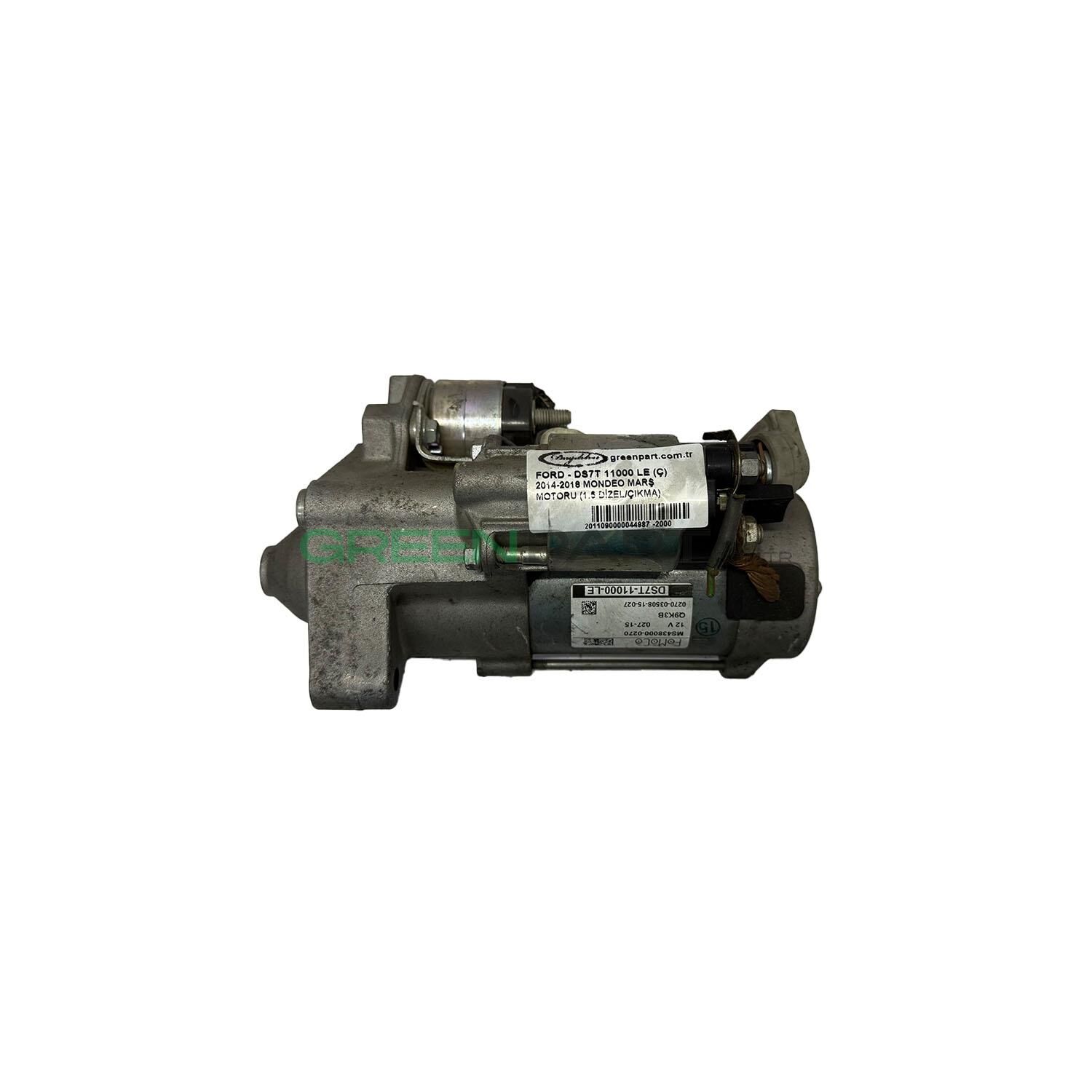 2015- Ford Mondeo Marş Dinamosu (Ds7T 11000 Le)