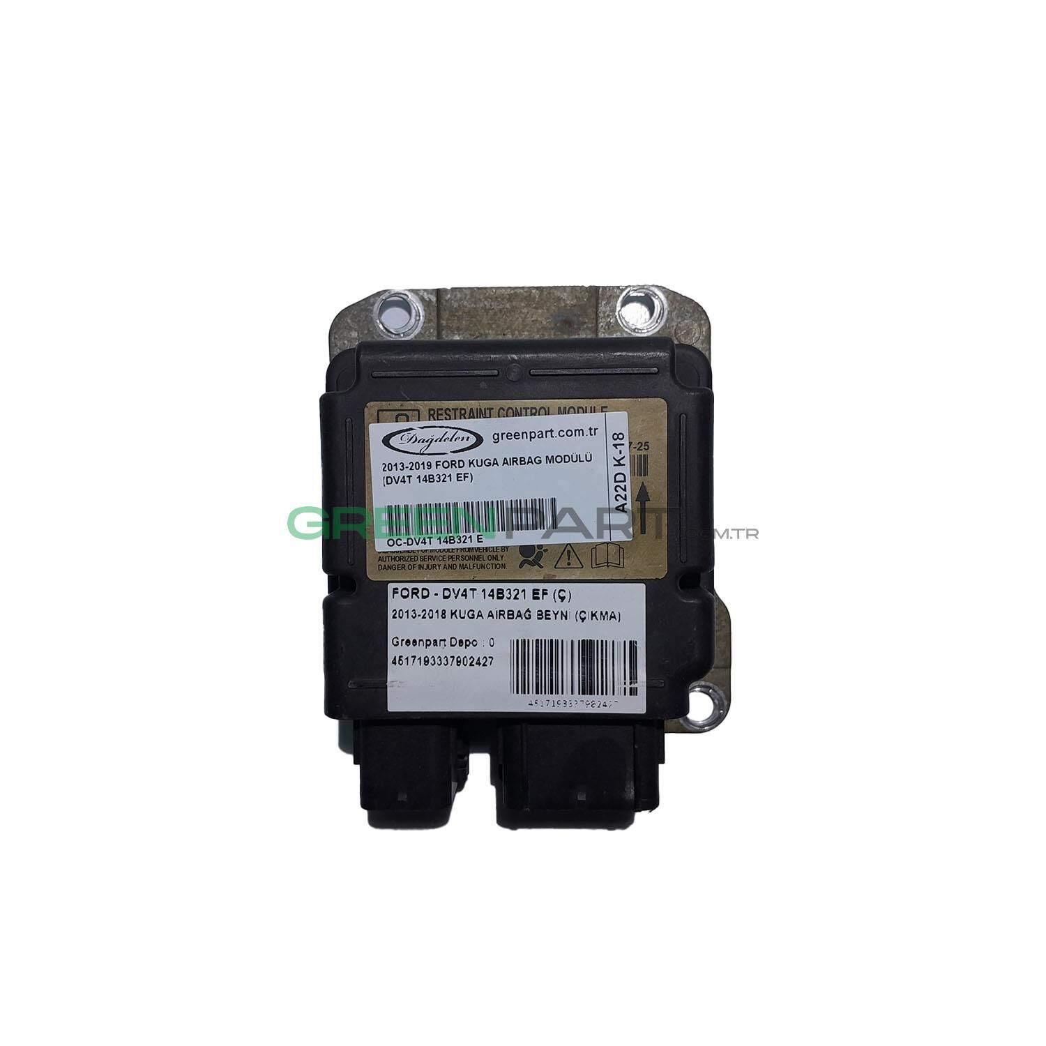 2013-2019 Ford Kuga Aırbag Modülü (Dv4T 14B321 Ef)