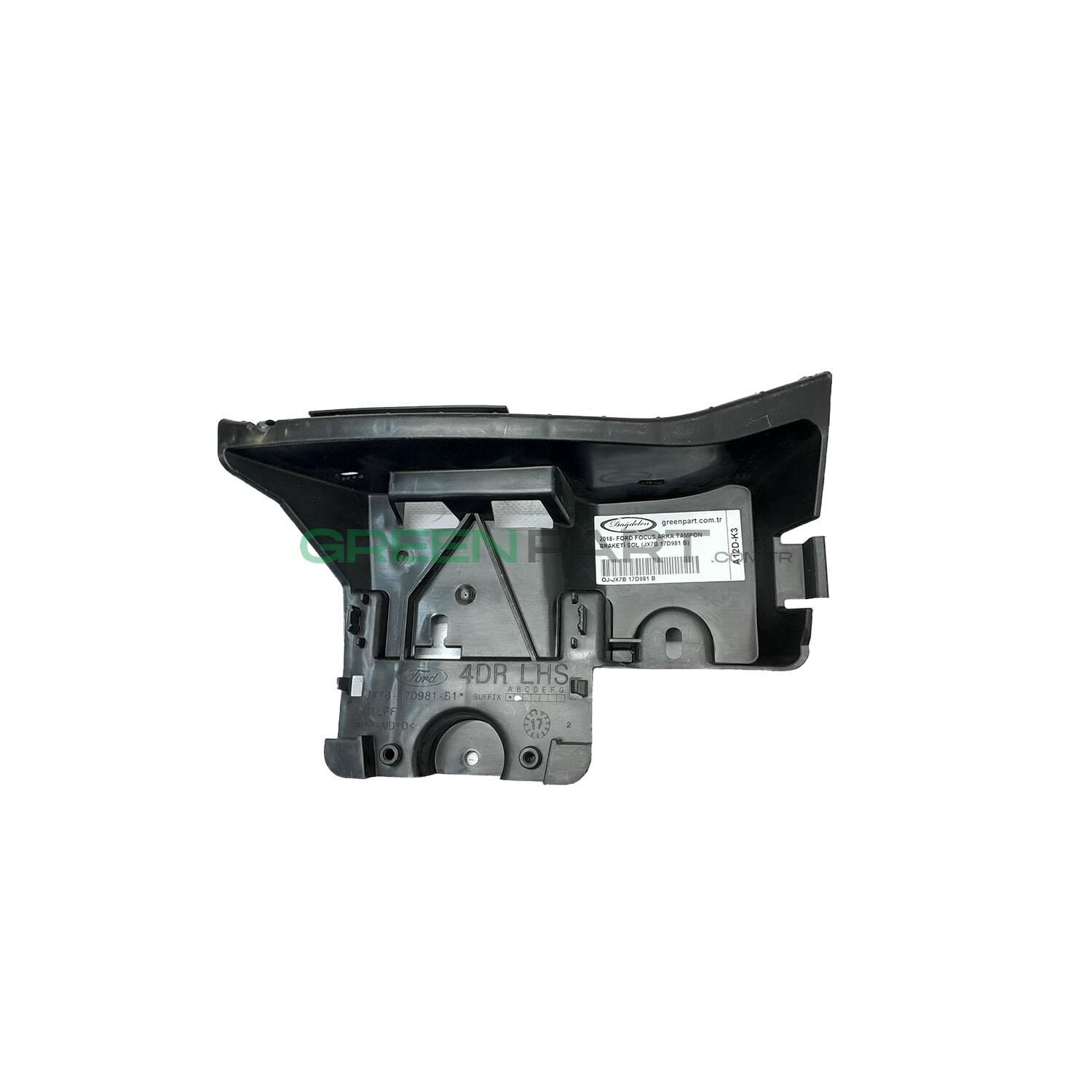 2018- Ford Focus Arka Tampon Braketi Sol (Jx7B 17D981 B)