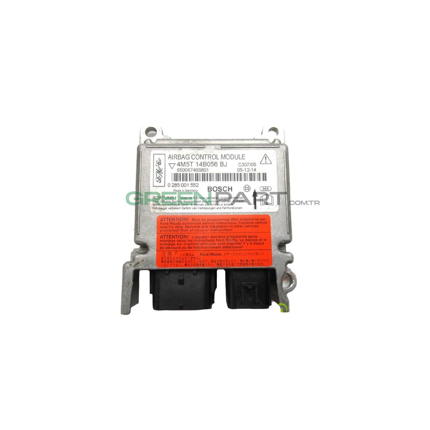 2005-2007 Ford Focus Aırbag Beyni (4M5T 14B056 Bj)